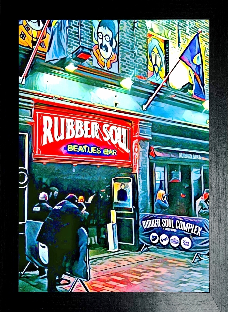 Rubber soul Beatles bar Mathew street Liverpool